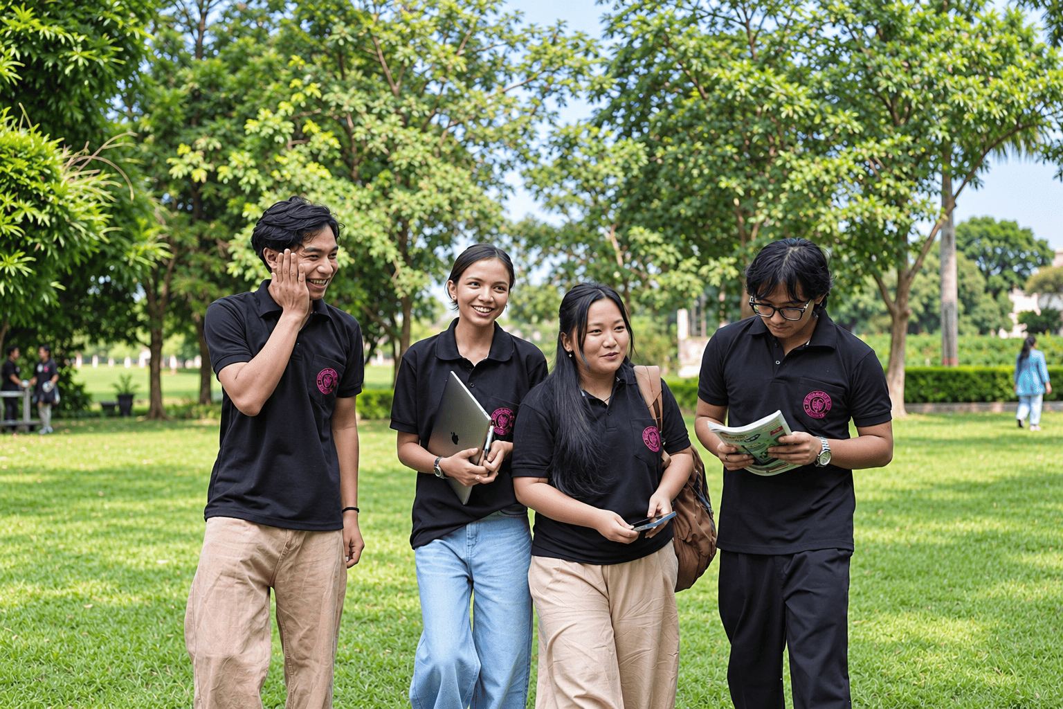 Students at Phonics University campus